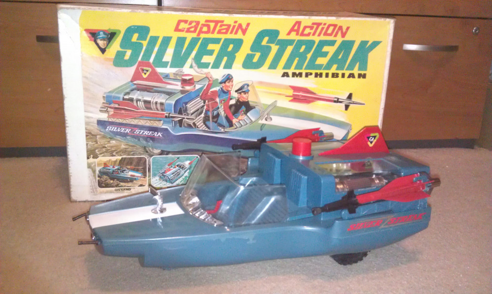 Captain Action Silver Streak boxed