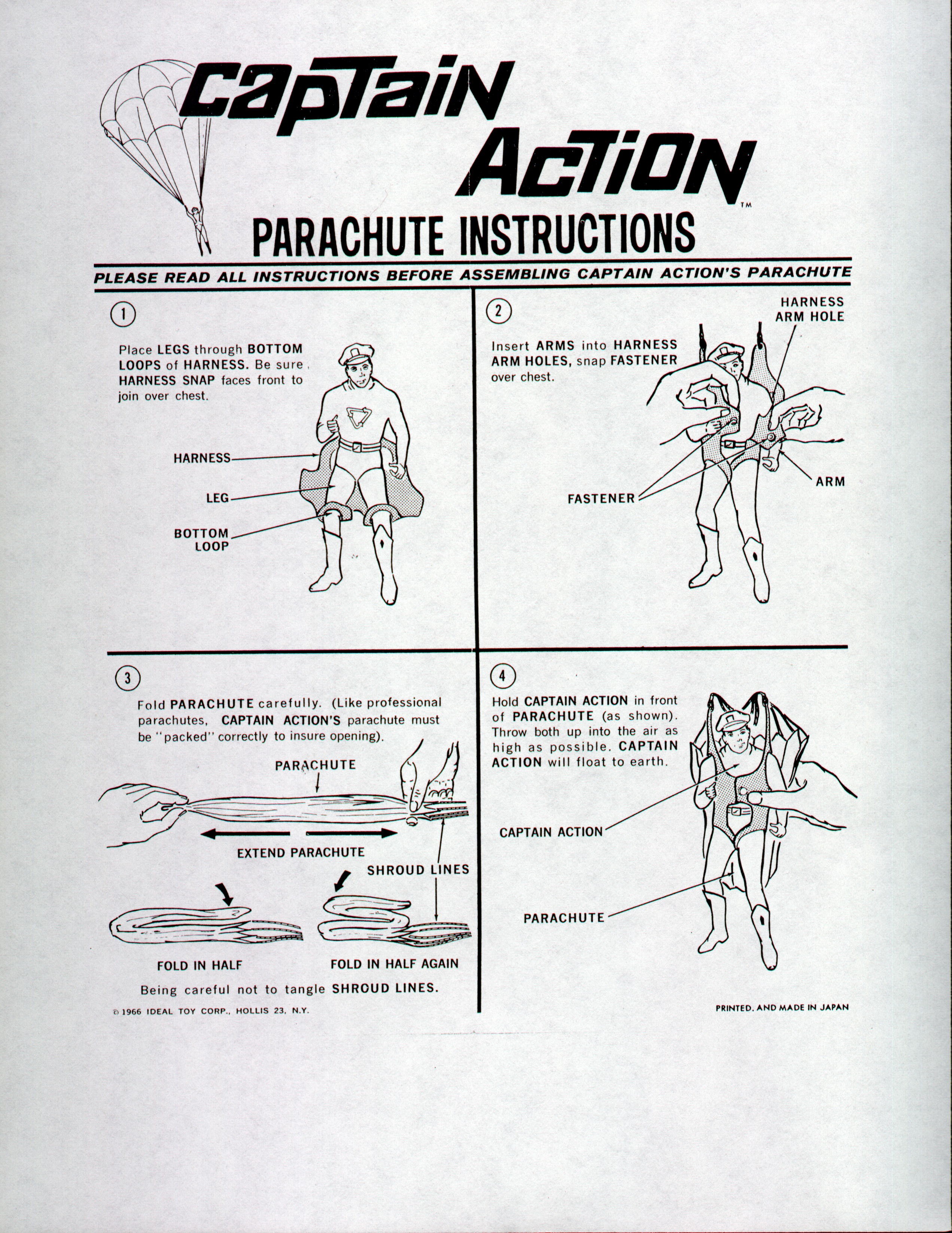 Parachute Instructions